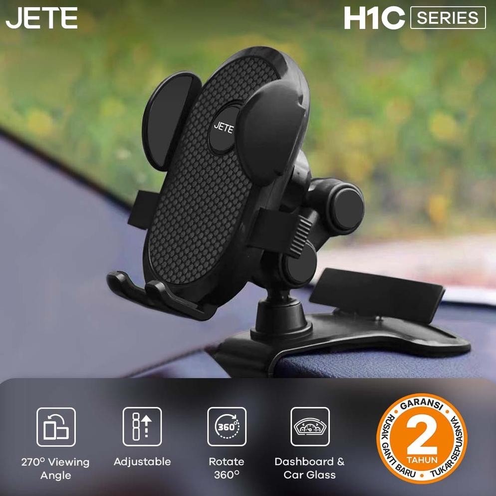 ที่วางโทรศัพท์ในรถยนต์ HP JETE 360 องศา DASHBOARD WINDSHIELD H1C - UNIVERSAL