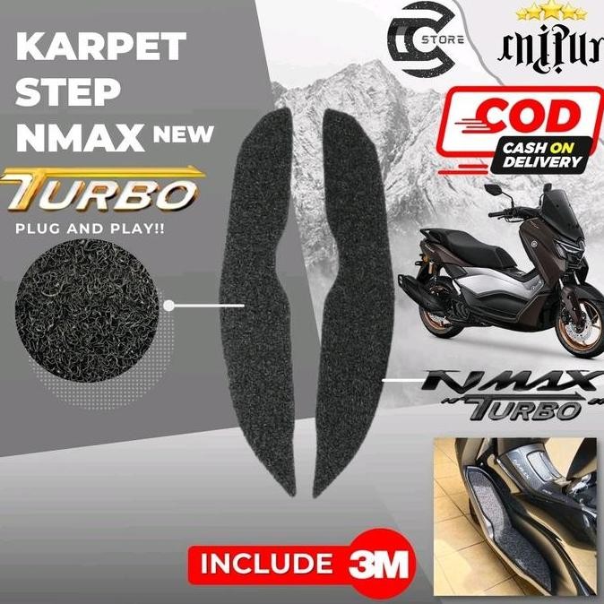 New Nmax Turbo 2024 พรม / Nmax New 2024 พรมก๋วยเตี๋ยว / Nmax Turbo 2024 แผ่นรองฝ่าเท้า / พื้นพรม Nma