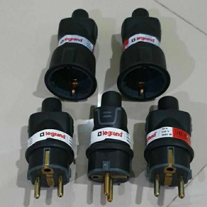 ปลั๊กยาง Legrand Ip44 ปลั๊กไฟฟ้า Legrand Ori 050196 2P ตัวผู้