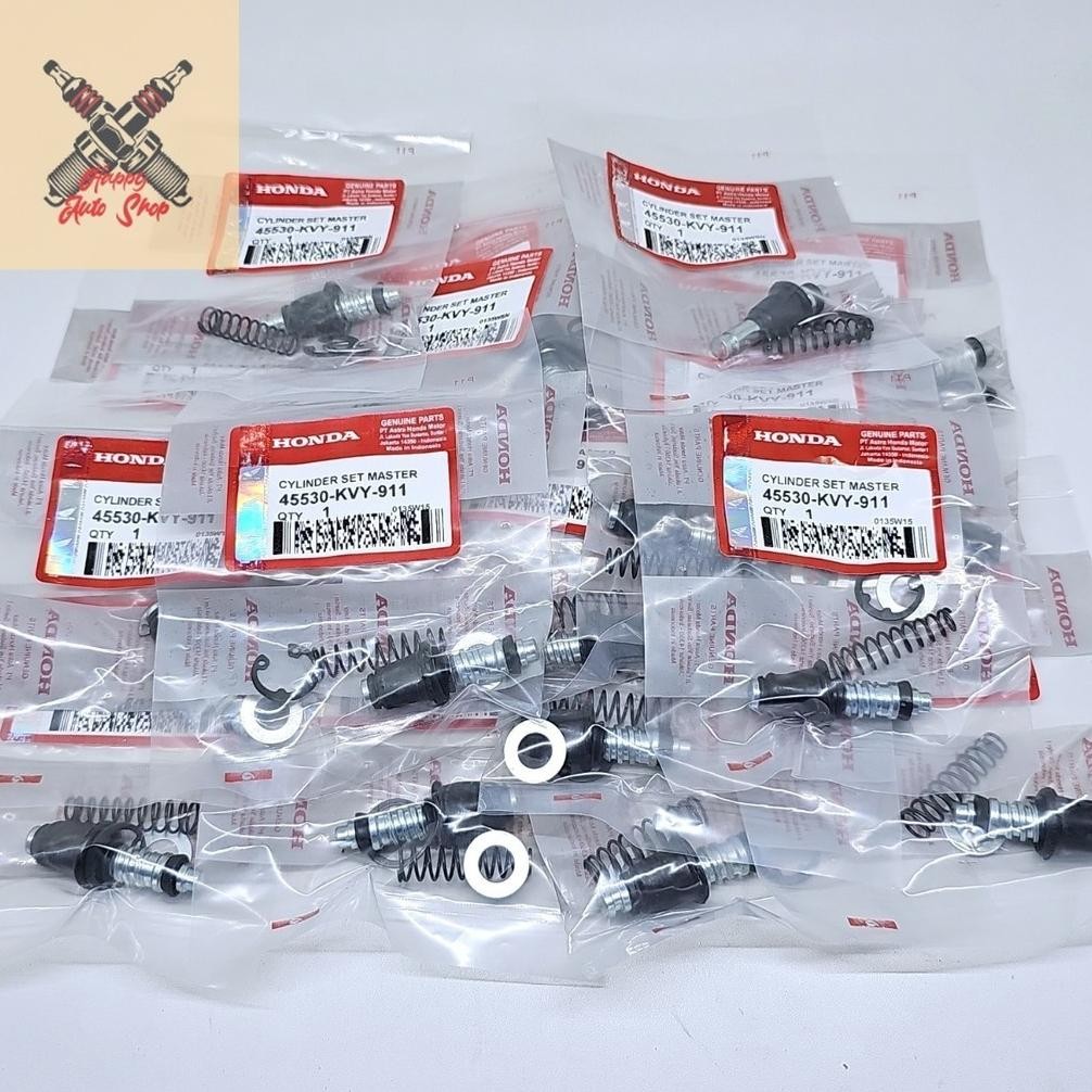 (WHOLESALE: 10 ชุด) มาสเตอร์เบรกซีล Honda Beat FI Vario 125 Spacy Scoopy KVY / 45530-KVY-911 พร้อมส่