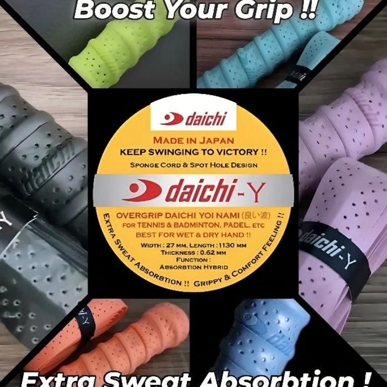Df-8 SD83 Grip / Over Grip Daichi Y / Daichi Yoinami / Slim Bone Grip with Hole Spots / Tennis Grip 