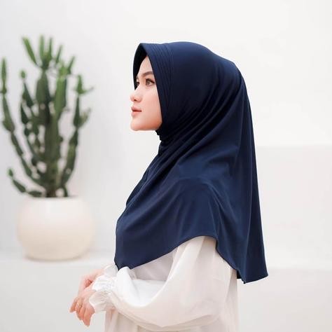 Ad-77 Y-76 Et-98 Bergo Hamidah Bergo Jersey Size L Instant Hijab Matt Jersey Premium สบายโฟม Hijab S