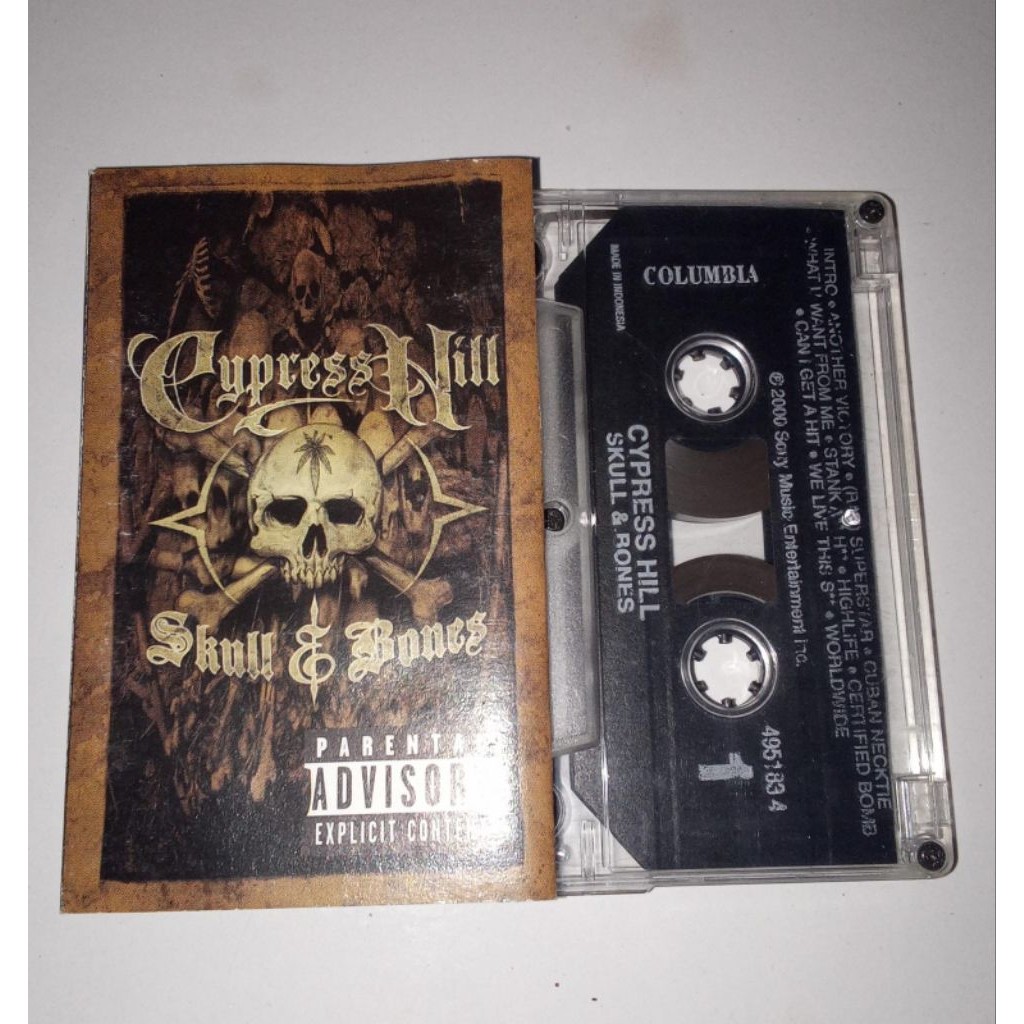 เทปคาสเซ็ท Cypress hill - skull & bones