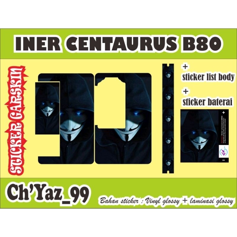 Cent4 B80 P Garskin Fullbody Custom Sticker Package