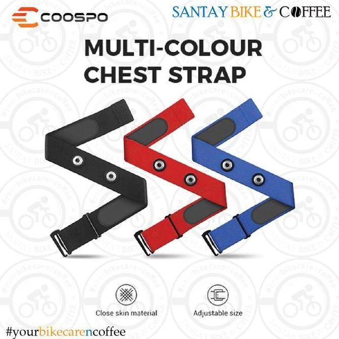 NEW สายรัดหน้าอกหลายสี Hrm Wahoo Garmin Polar(H7) Coospo Magene