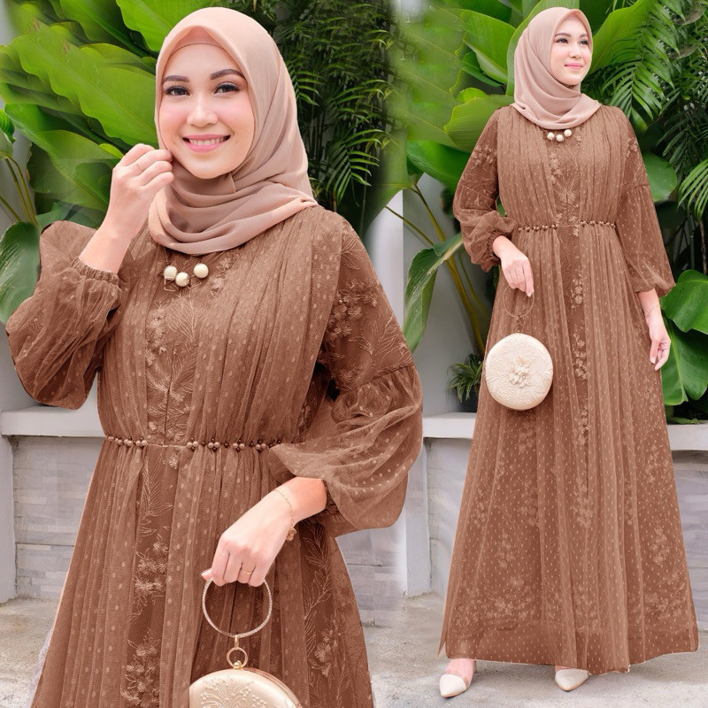 ล่าสุด 2025 ผู้หญิง Gamis SML Xl Xxl Xxl Xxxl, 3-1