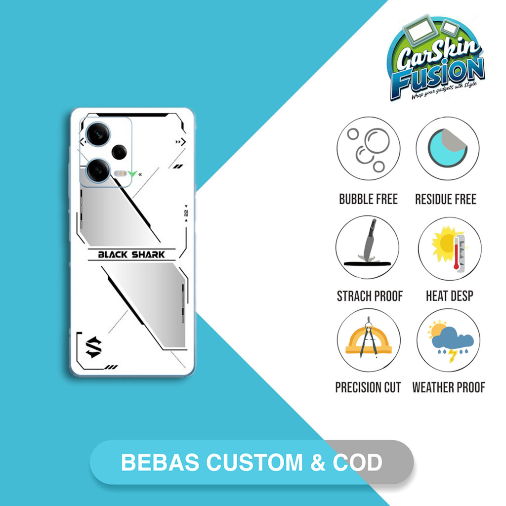 Garskin Skin Redmi Note 12 Pro 5G BS 5 RS Code - Y2T Custom | เคสรอยขีดข่วนป้องกันฟันกัส