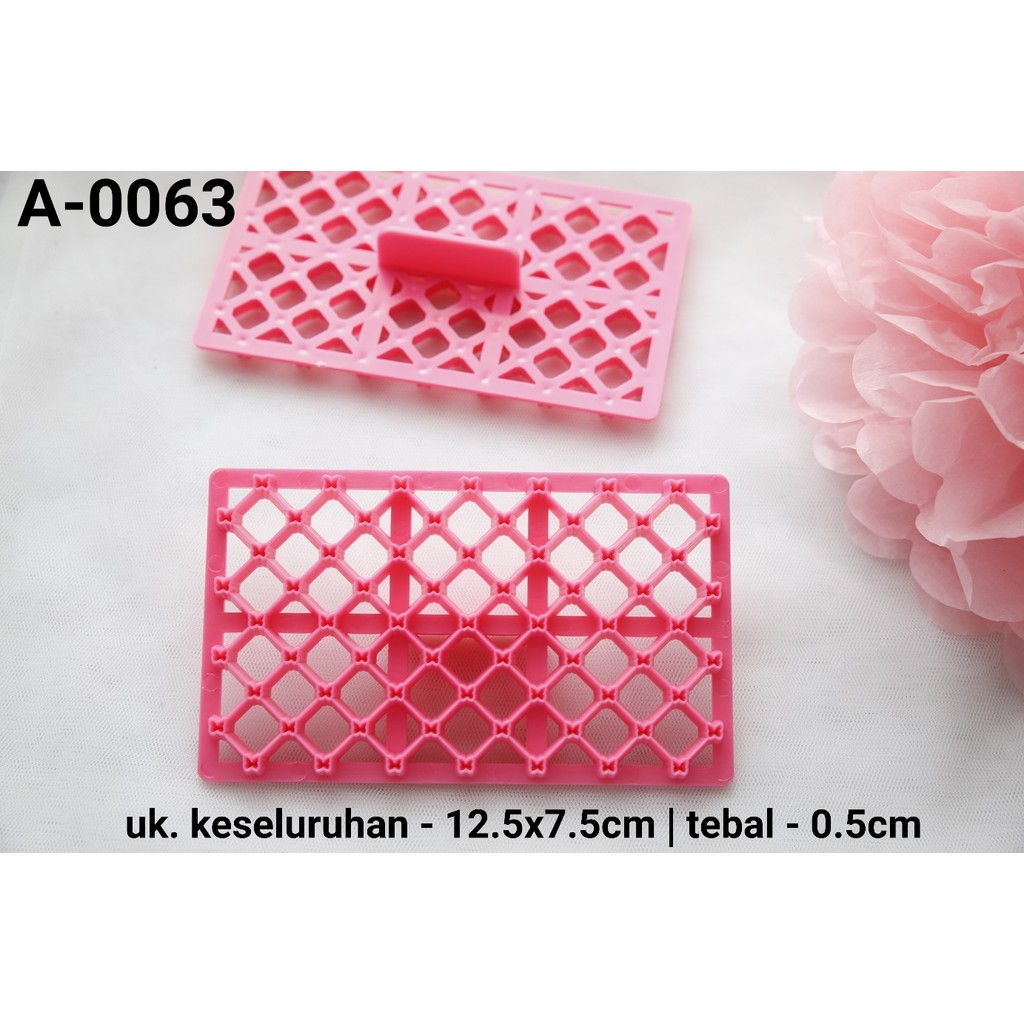 A-0063 Embosser fondant แสตมป์ motif fondant เค้กคัพเค้กคุกกี้แม่พิมพ์ (BUTTER)