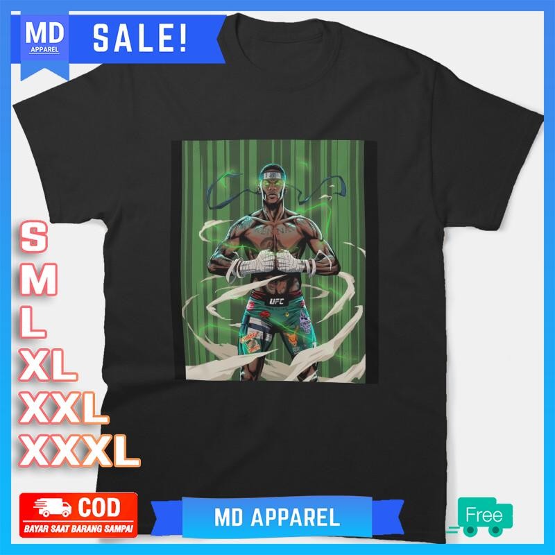 Israel Adesanya UFC แชมป์กลางเสื้อผ้าศิลปะอะนิเมะ
