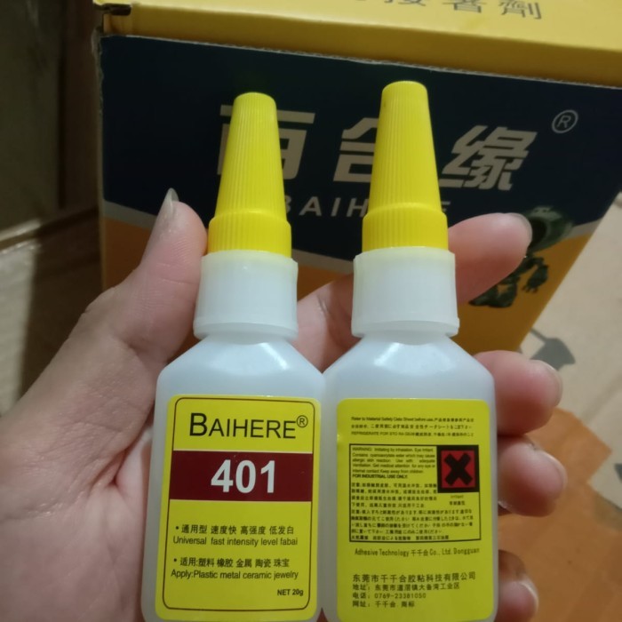 TRUSTED GLUE 401 BAIHERE SUPER STRONG GLUE 20GR