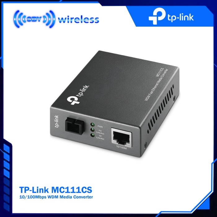WDM Fast Ethernet TP-Link Media Converter MC111CS TPLINK MC-111CS