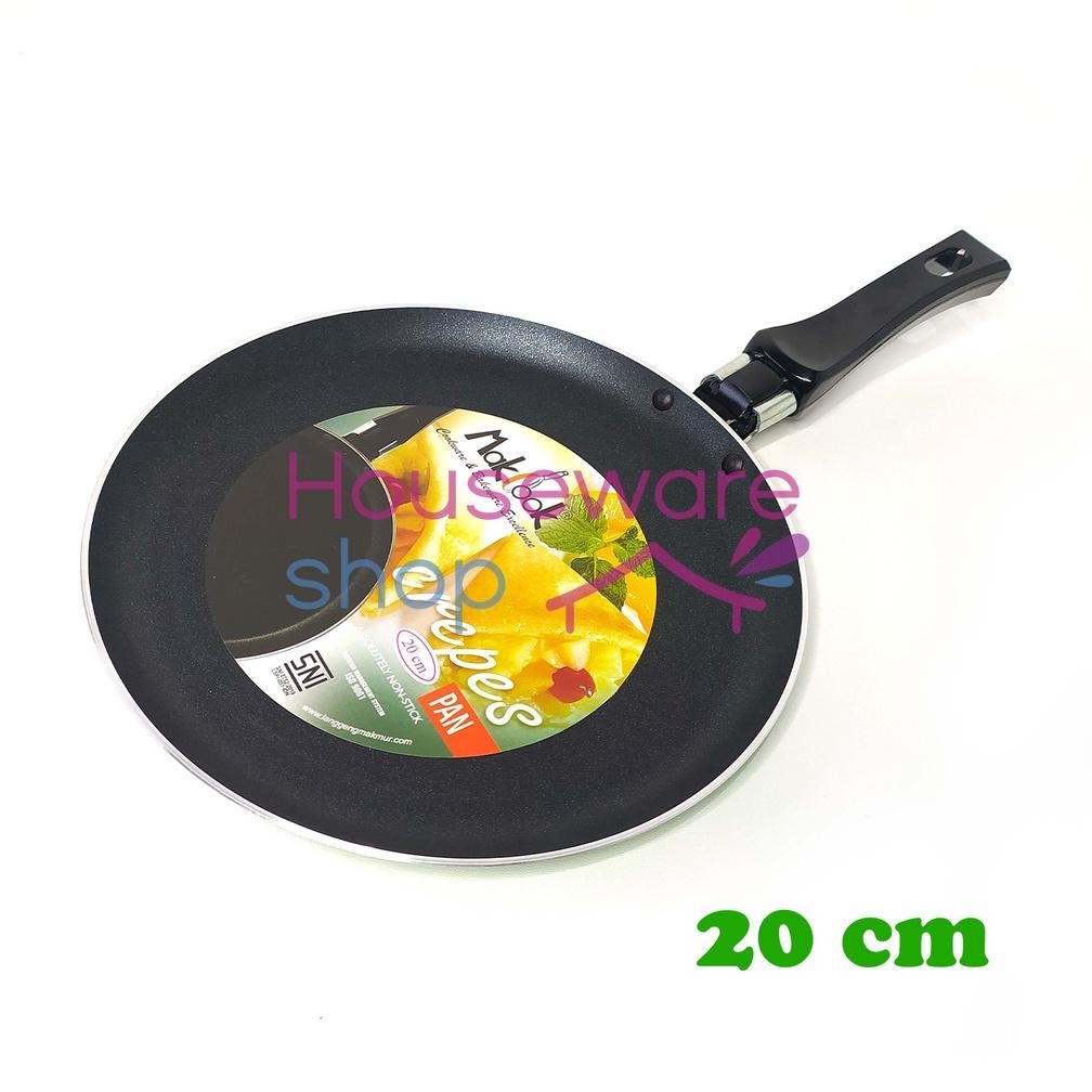 Crepes Pan / Flat Teflon Risol Pan / Crepes Maker 16CM 18CM 20CM 22CM 28CM ||