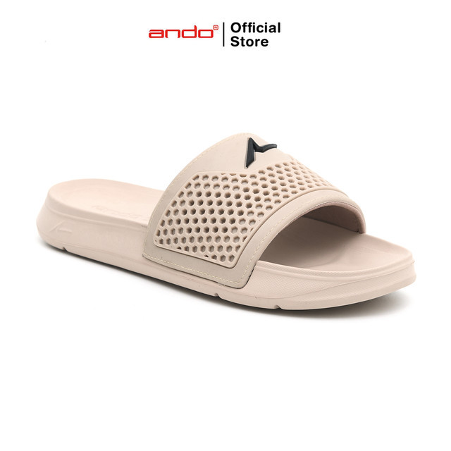 Ando Official Patriot รองเท้าแตะแบบสวมผู้ชาย - สีครีม