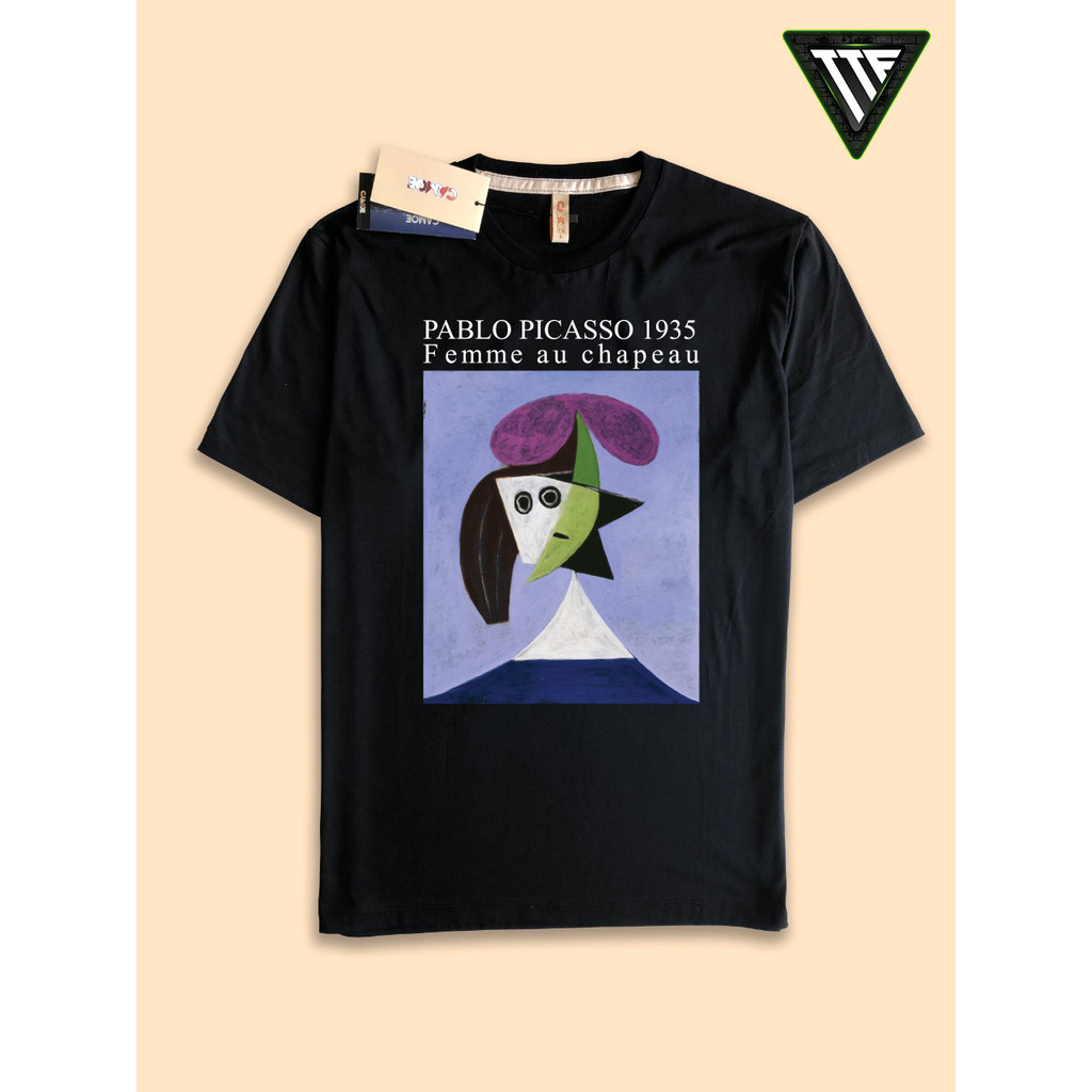เสื้อยืด Pablo Picasso Femme au chapeau Uni