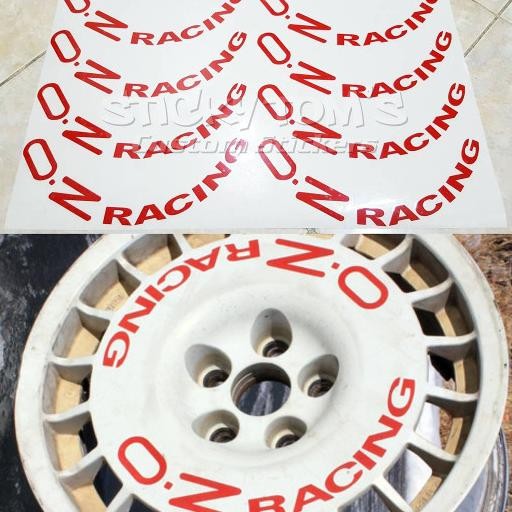 OZ RACING CAR RIM STICKERS สําหรับ OZ RALLY (PLEATE) RESTOCK