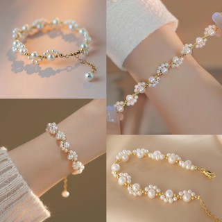 Pearl Bracelet Gelang Mutiara Import Gelang Emas Dengan Mutiara Cat Claw Pearl Bracelet