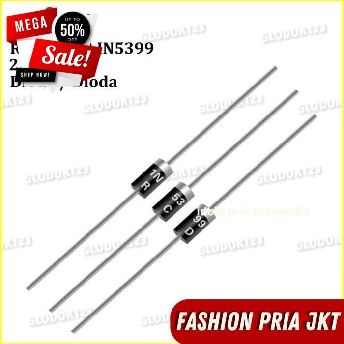 DIODE RECIFER DIEDE DIP MIC IN5399 1N5399 1N ใน 5399 2A 1000V โดย PRIA JKT ผลิตภัณฑ์ที่ดีที่สุด