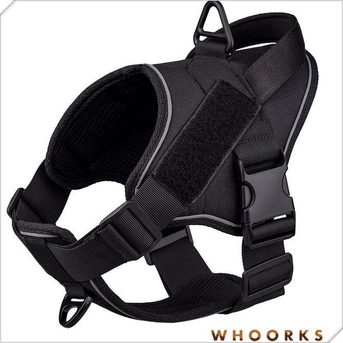 [WHOORKS] PET DOG CAT HARNESS SMALL BIG SIZE MEDIUM JUMBO EJJI LARGE