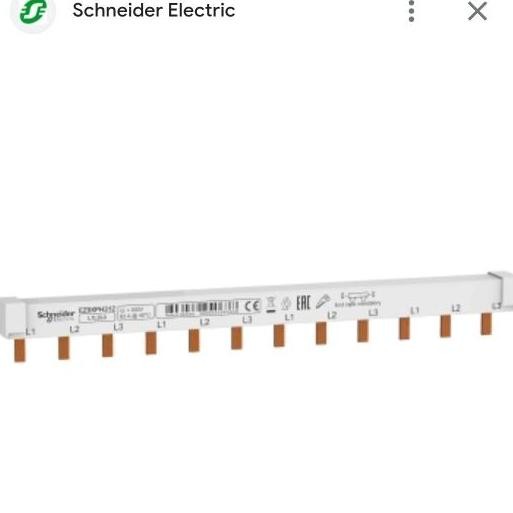 SCHNEIDER ใหม่ล่าสุด - Comb Busbar 3pas 3P 63A 12 โมดูลหวี MCB skhender EZ9XPH312 Easy9