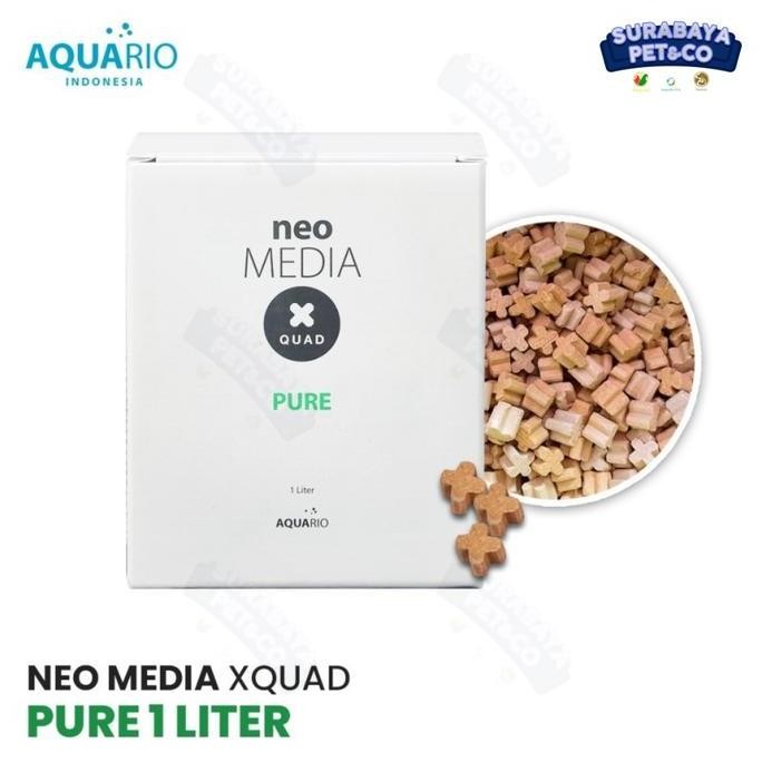 ใหม่ล่าสุด - Neo Media Pure 1L QUAD Aquario Media Bacteria Filter