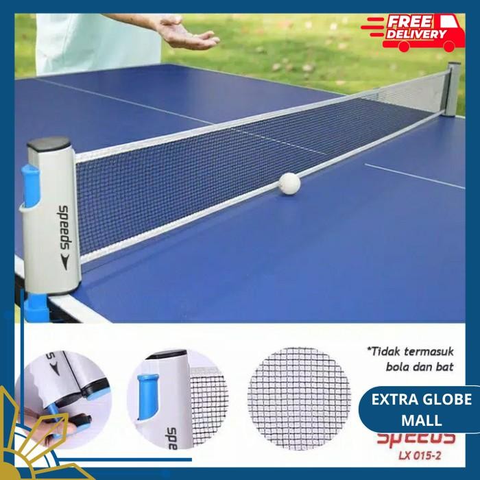 UNIVERSAL NET PORTABLE PUL-OUT TABLE TENNIS NET 160CM LX 015-2 คุณภาพดีที่สุด !!