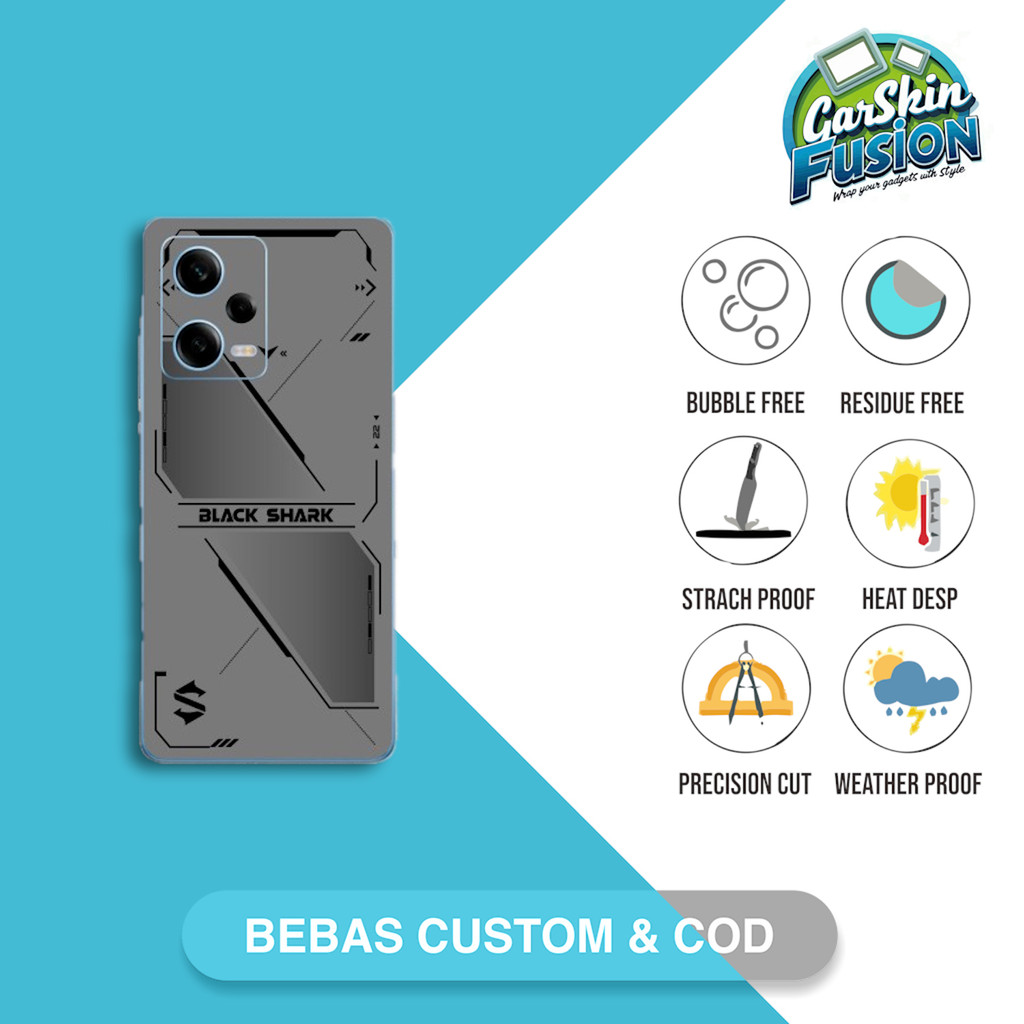 Garskin Skin Redmi Note 12 Pro 5G BS 5 RS Code - CDY Custom | เคสรอยขีดข่วนป้องกันฟันกัส