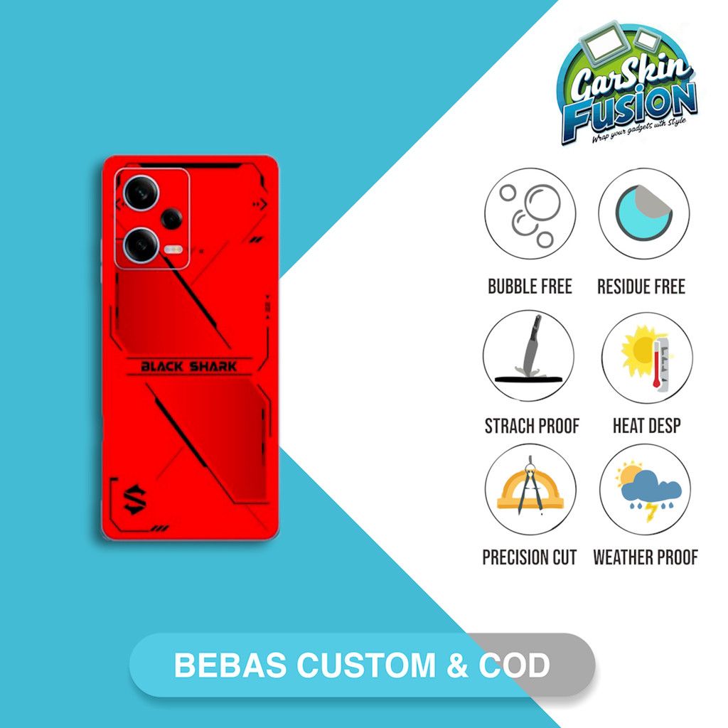 Garskin Skin Redmi Note 12 Pro 5G BS 5 RS Code - FQP Custom | เคสรอยขีดข่วนป้องกันฟันกัส