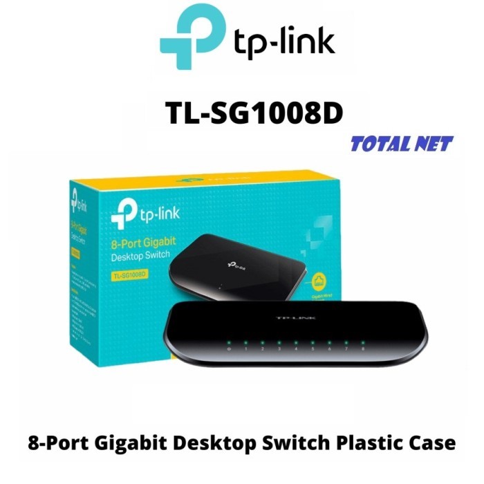 TPLINK TL-SG1008D SG1008D 8-Port Gigabit Desktop Switch