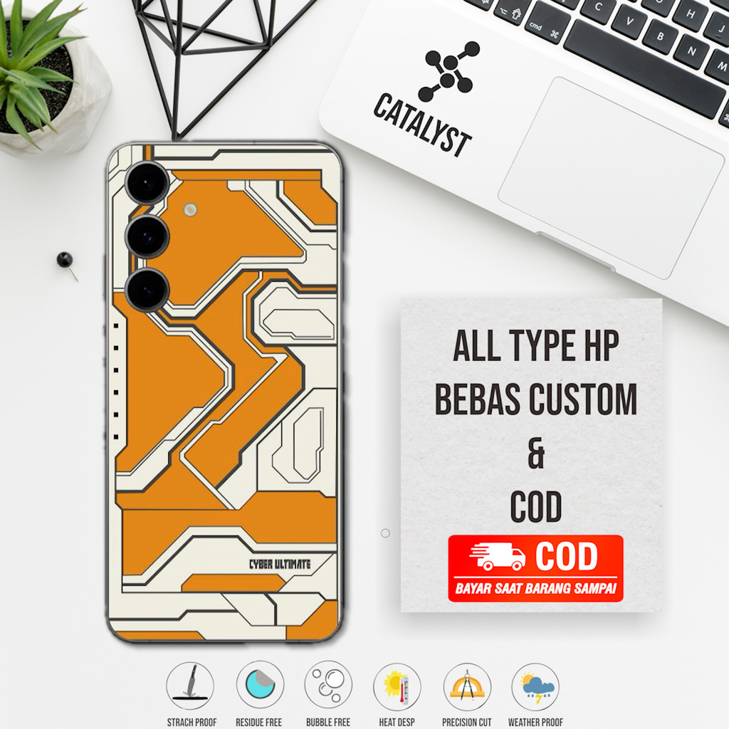 (ซื้อ 1 แถม 2) Garskin Skin Samsung S24 FE 5G ultimate v2 Code 9o4 - สามารถปรับแต่งได้ - เคสสติ๊กเกอ