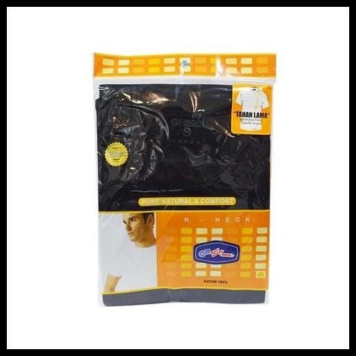 Gtman เสื้อกล้ามผู้ชาย สีดํา O คอ Gts01 สีดํา คุณภาพดี