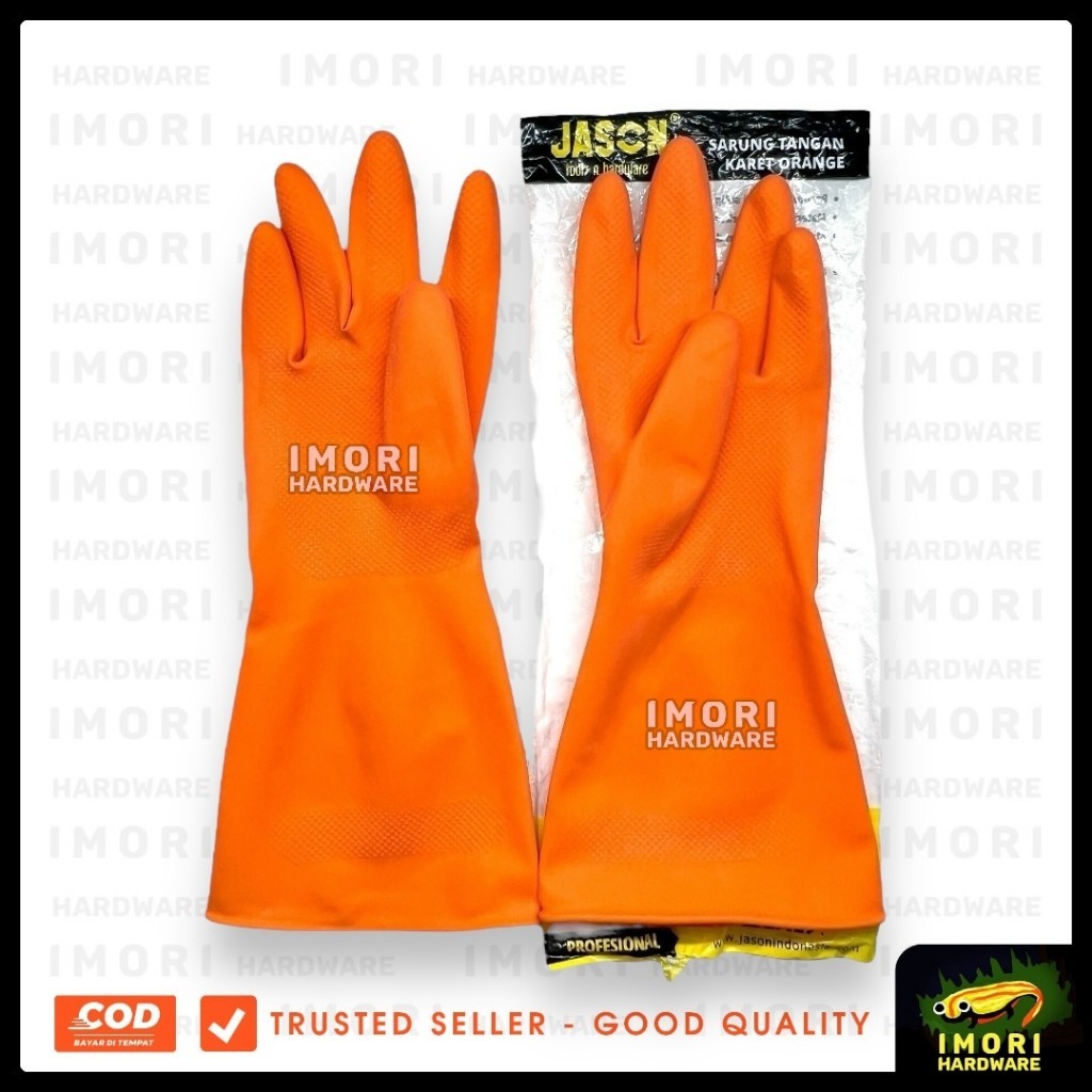 JASON ถุงมือยางยางทําความสะอาดล้างจานอ่างล้างจานซ่อมim