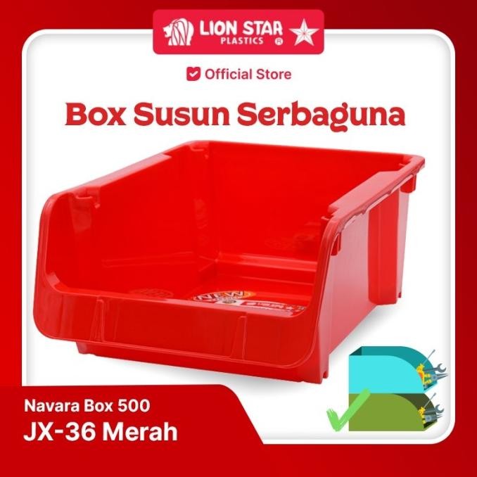 LION STAR กล่องเก็บของ Navara 500 JX-36 Non