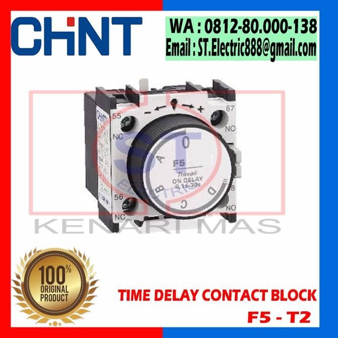 On Delay F5 Chint / F5-T2 / F5T2 / ระยะหน่วงเวลา 0.1-30S
