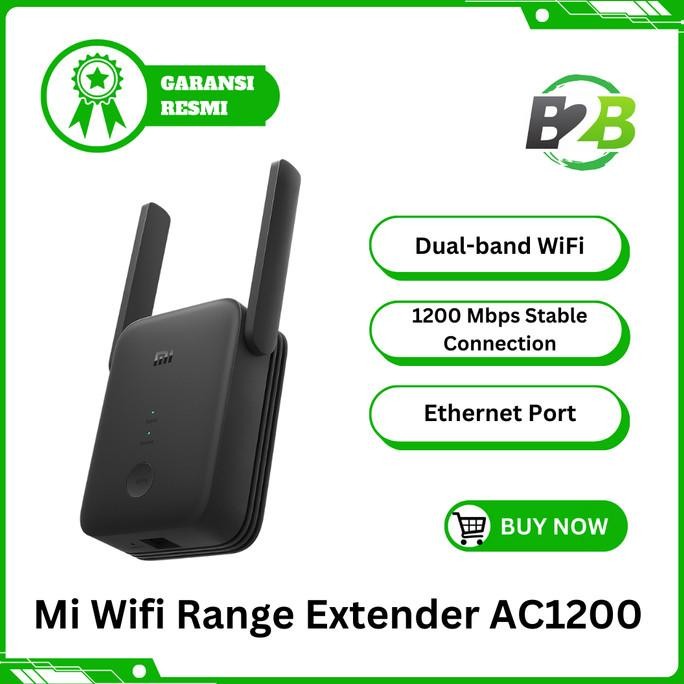 จัดส่งฟรี - Mi WiFi Range Extender AC1200 WiFi Signal Booster 1200 Mbps