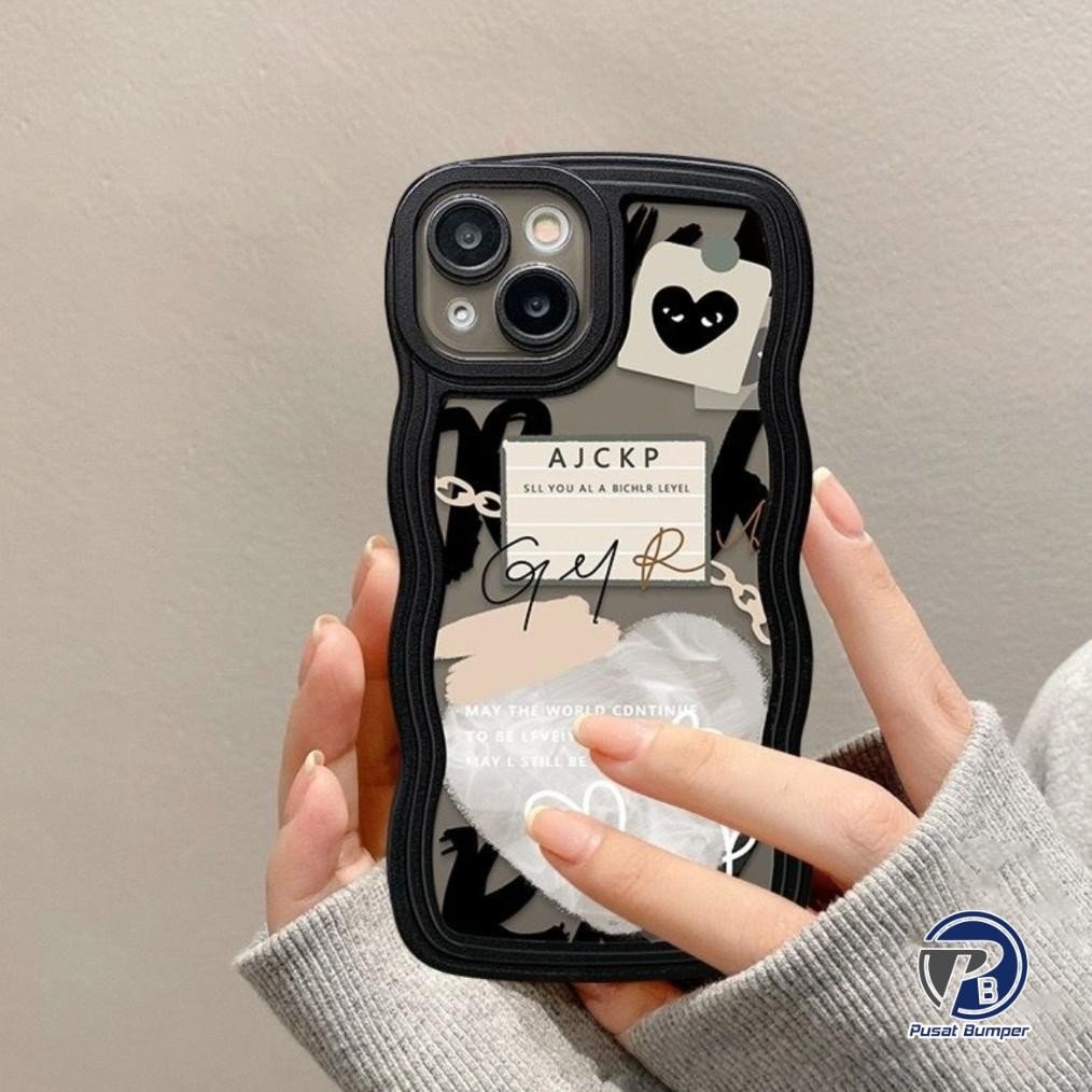 ZAI-2530 Evy-510 Ss813 Softcase Graffiti Love สําหรับ Xiaomi Redmi 13C 12 12C 11A A1 Plus 4A 4X 5 5A