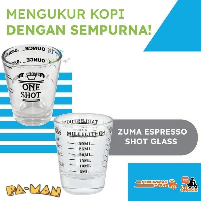 ใหม่ ZUMA ESPRESSO SHOT แก้ว ONE SHOT MEASURING แก้วแก้วกาแฟ