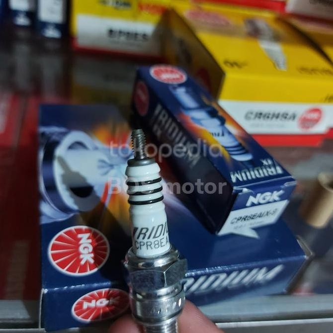 หัวเทียน Ngk iridium cpr8eaix-9 หัวเทียนอิริเดียมสําหรับ Nmax, Aerox, Pcx, Vario
