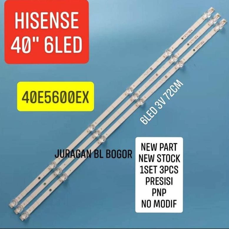 HISENSE 40E5600EX 40E5600 6LED 6K BL BACKLIGHT TV LED LAMP