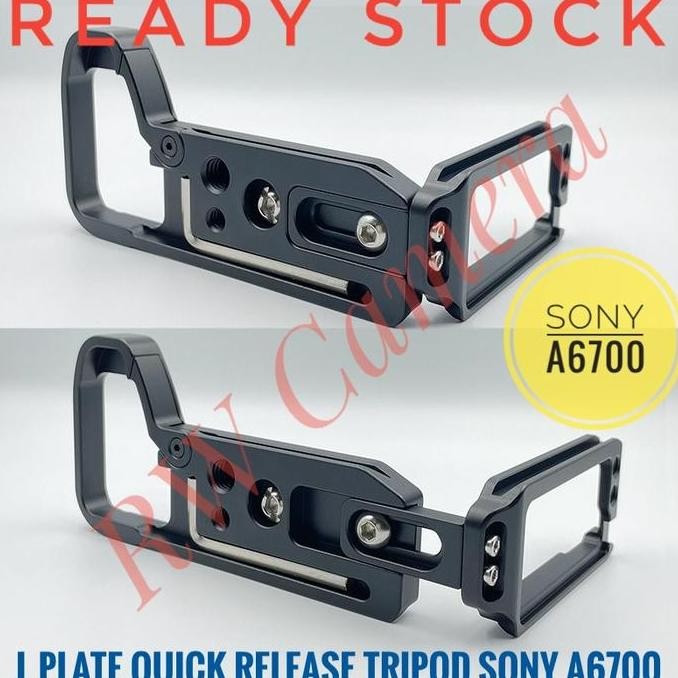 จัดส่งฟรี - L Plate Sony A6700 Quick Release ขาตั้งกล้องแผ่นรูปร่าง Hand Grib Vertical