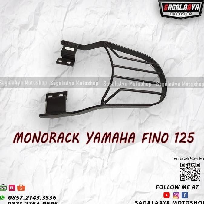 Bracket Box Monorack Yamaha New Fino 125 Bracket Top Box Motor Givi Kmi Limited