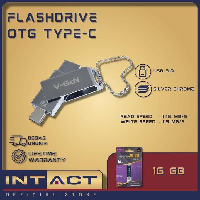 ใหม่!!! OTG USB Type C Flashdisk V-GeN 16GB Flashdrive Flash Disk USB 3.0 VGEN