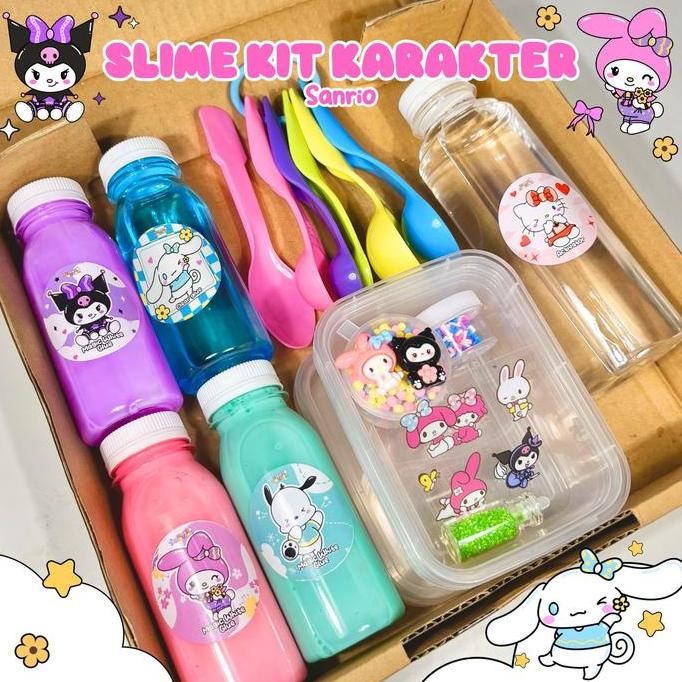 SLIME KIT CHARACTER SANR1O BY SLIME_BINTARO || ของเล่นเด็ก || ของเล่นน่ารัก || ชุดผอมเพรียว || น่ารั