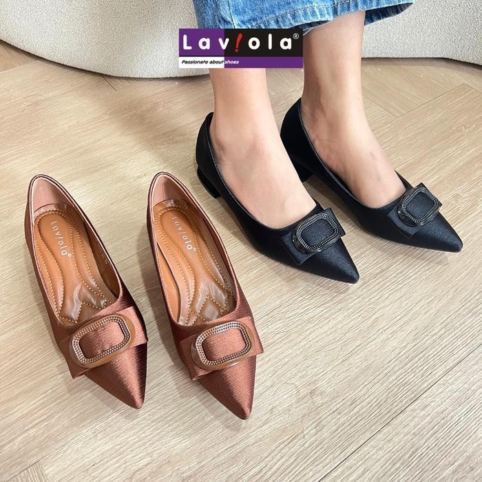 Laviola 2980 Ffs - รองเท้าสีดําและสีน้ําตาลของผู้หญิง