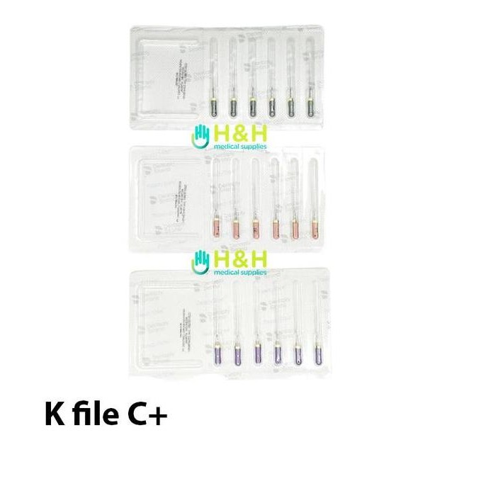 จัดส่งฟรี - แฟ้ม K C+ / C plus File / C+ แฟ้ม Endodontic K File / เข็ม Endo