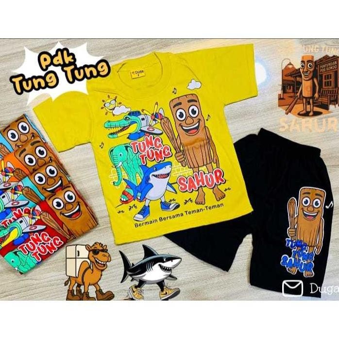 Tung Tung Sahur Clothes / เสื้อผ้าไวรัสสําหรับเด็ก anomaloli Tung Tung Sahur / ชุดตุง Sahur