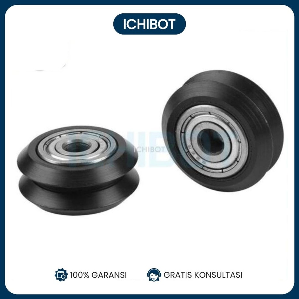 ล้อ POM V พร้อมแบริ่ง V Slot เปิดสร้าง CNC V-Slot 625zz