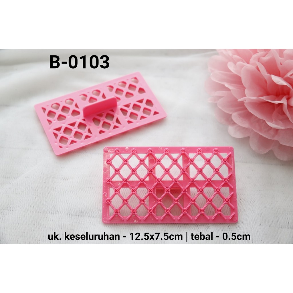 B-0103 Embosser fondant แสตมป์ motif fondant เค้กคัพเค้กคุกกี้แม่พิมพ์ (BUTTER)