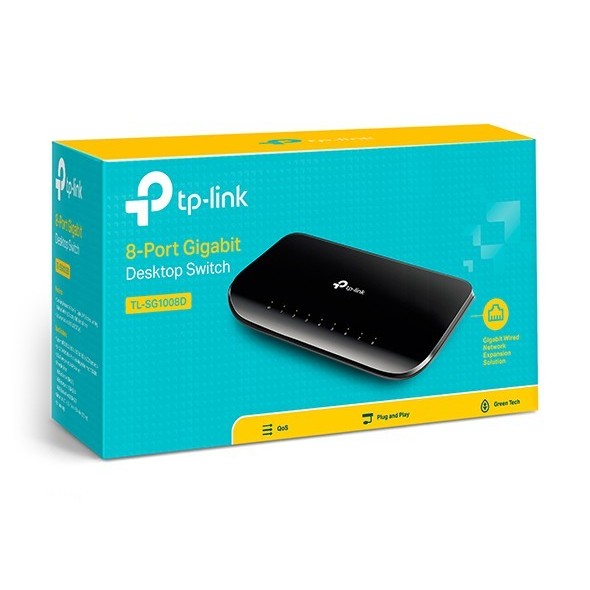 TPLink TL-SG1008D 8-Port Gigabit Desktop Switch HUB 8-PORT