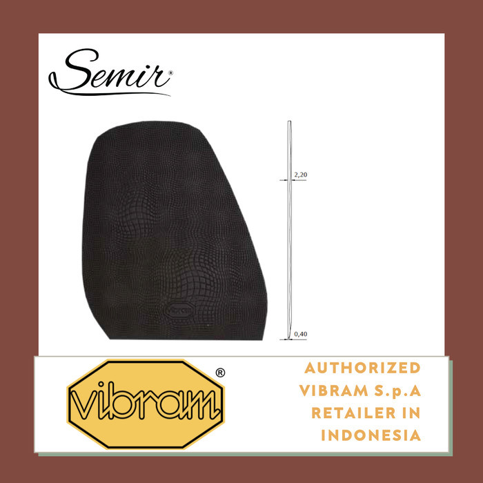 Vibram 2340 Explosion Half Sole - พื้นรองเท้าชั้นนอกระดับพรีเมียม