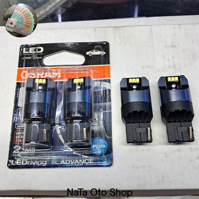 Osram T20 7440 W21W 9705Cw 6000K Cool White Led Bulb / Large Single-Leg Plug Bulb (Original Osram)